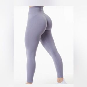 Alphalete Ozone Seamless High Rise Leggings Lavender Size XS